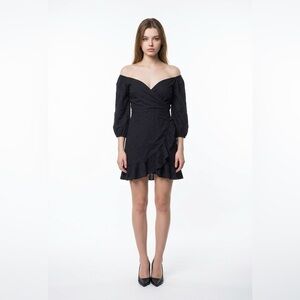 Showpo Black Long Sleeve Dress